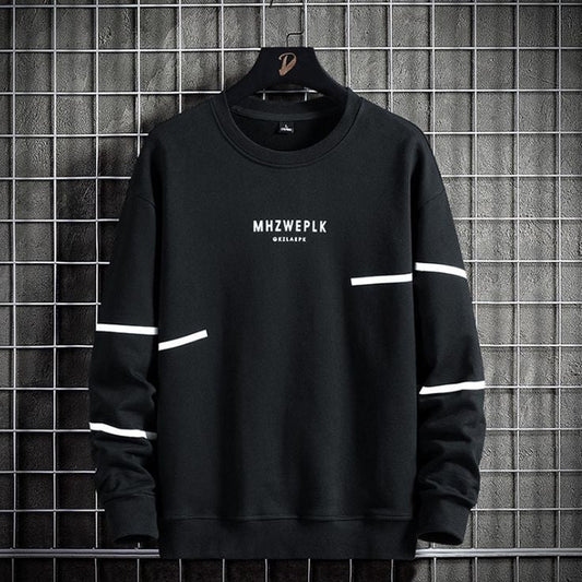 Mens Printed Sweatshirt - MIRPWS42 - Black