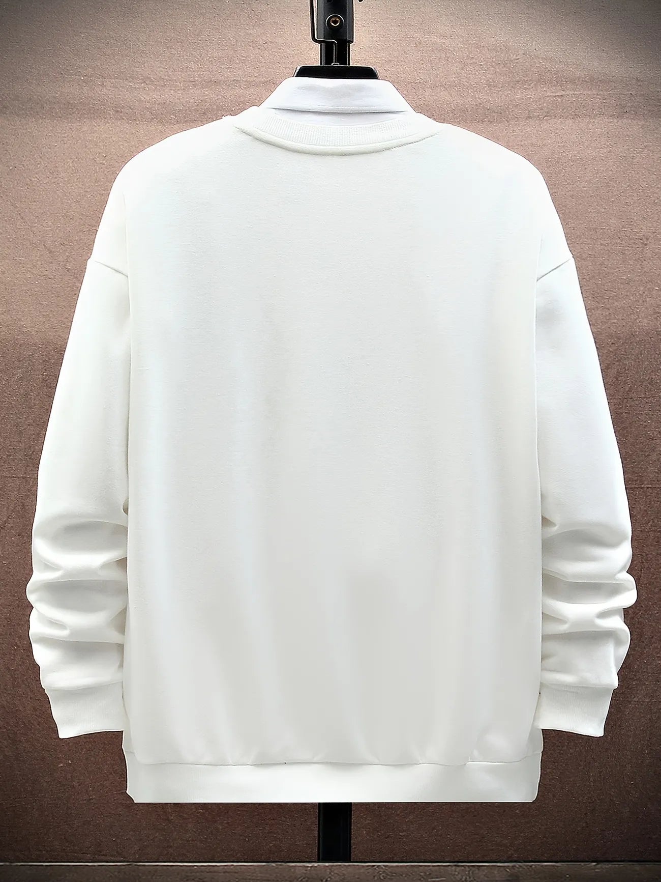 Mens Printed Sweatshirt - MIRPWS40 - White