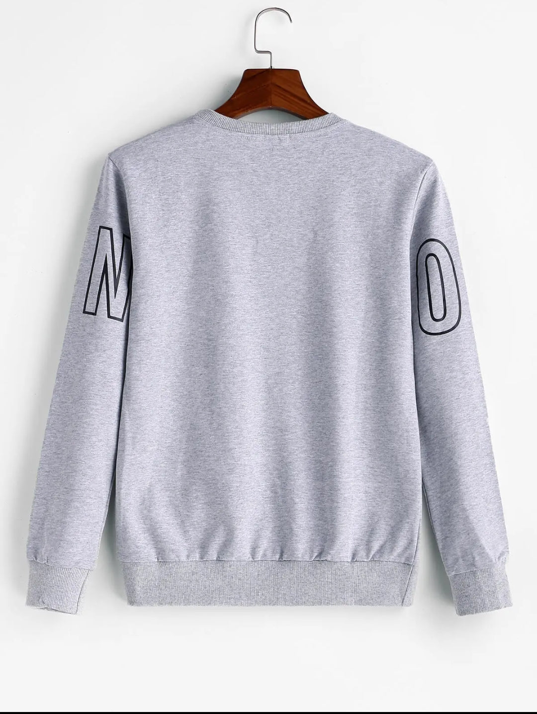 Mens Printed Sweatshirt - MIRPWS41 - Grey