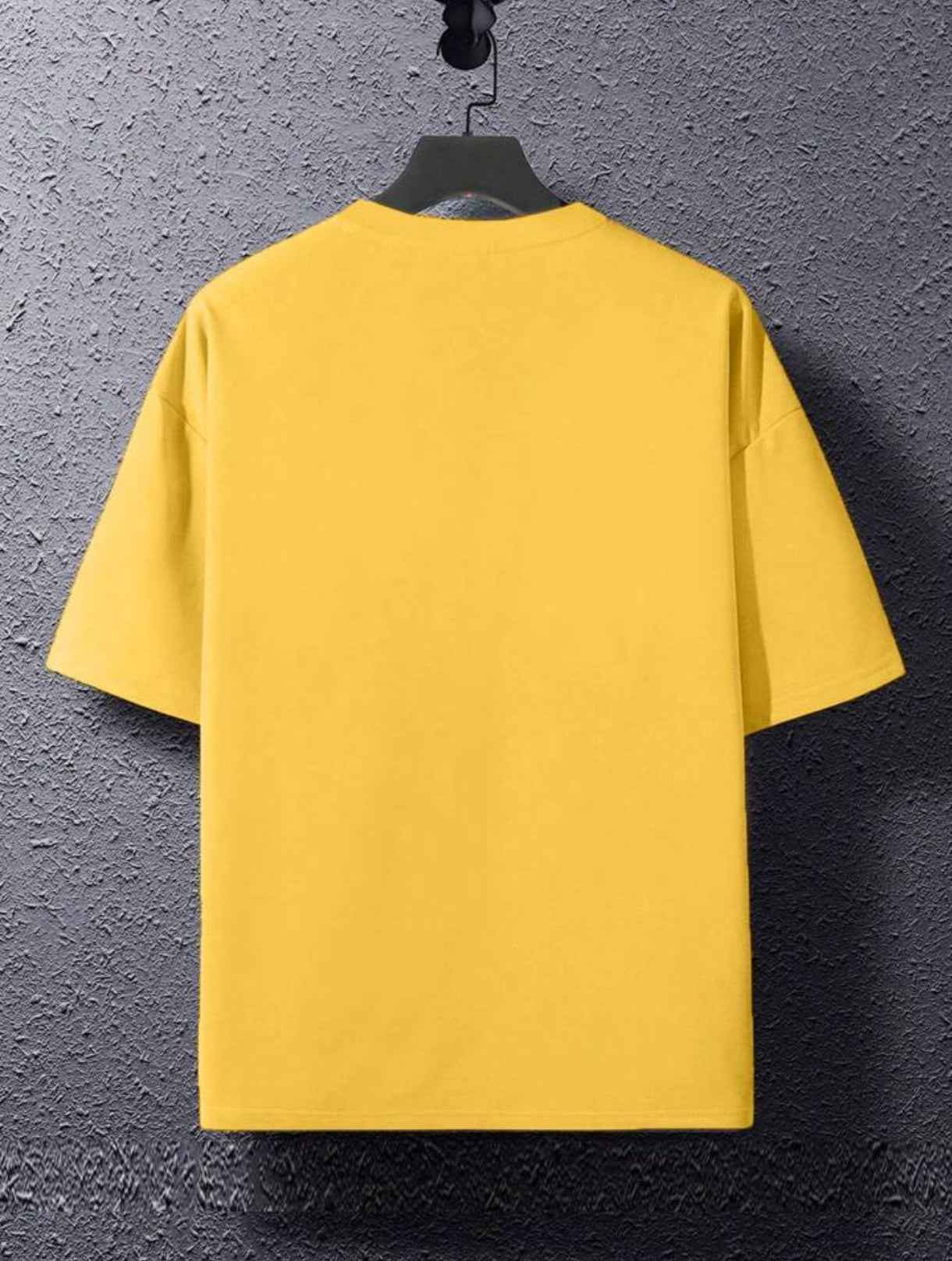 Mens Sticker Printed T-Shirt MMSPS211 - Yellow