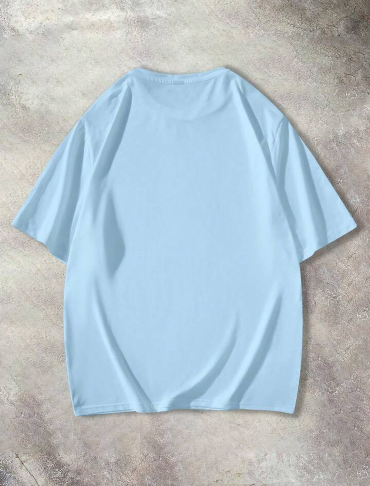 Mens Sticker Printed T-Shirt MMSPS216 - Light Blue