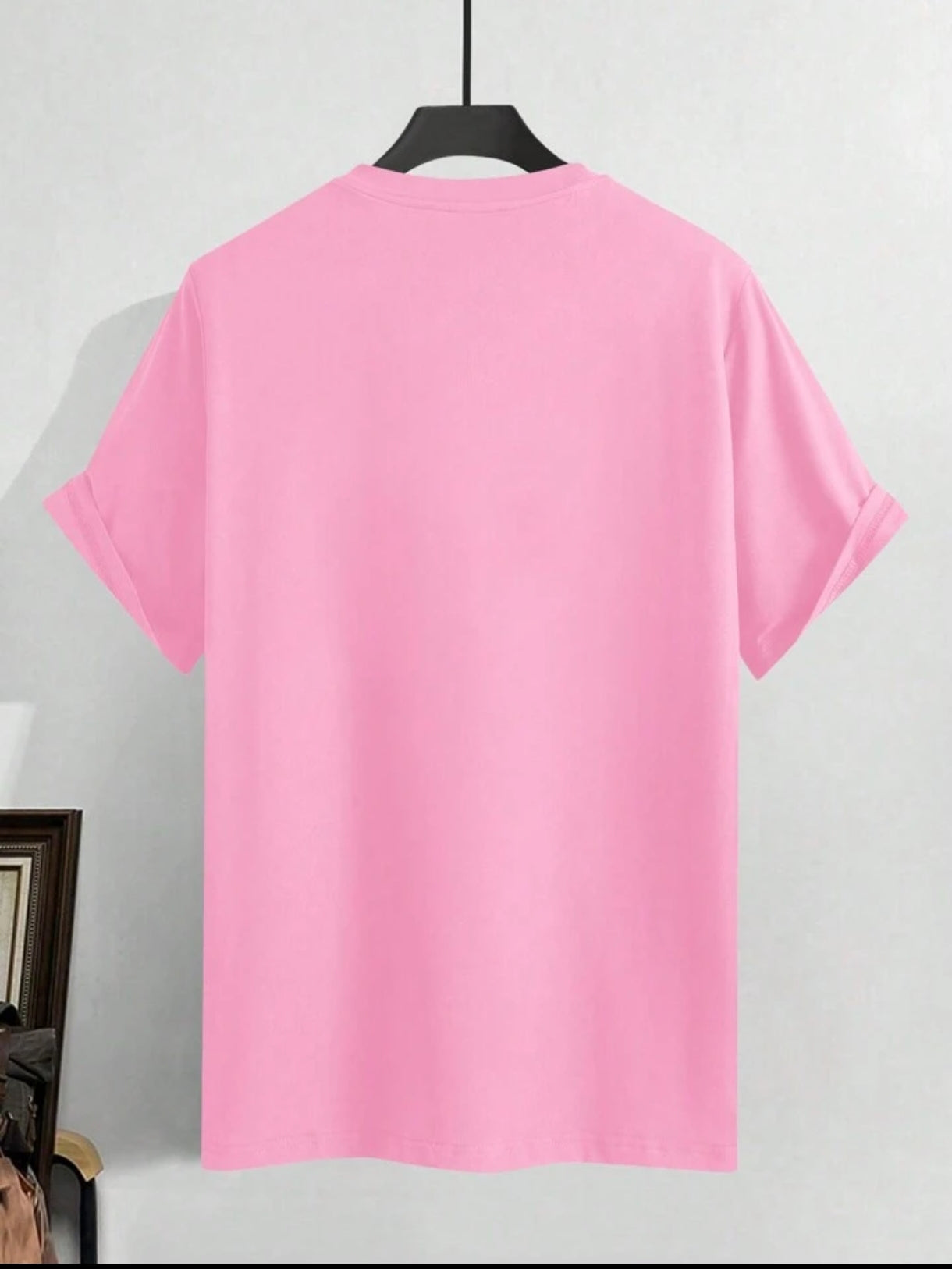 Mens Sticker Printed T-Shirt MMSPS216 - Pink