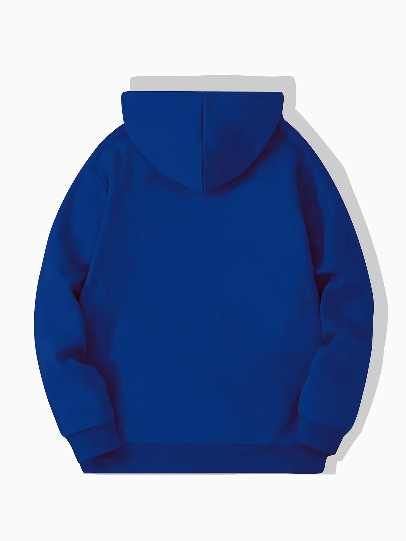 Mens Printed Pullover Kangaroo Hoodie - MIRMPKH5 - Royal Blue